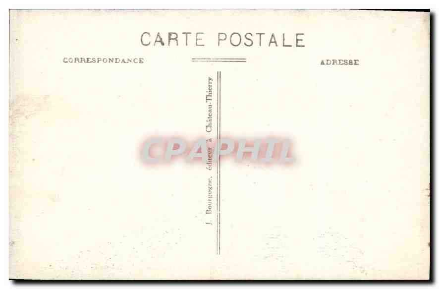 CPA Chantilly Galerie des Certs Salle  — Rückseite
