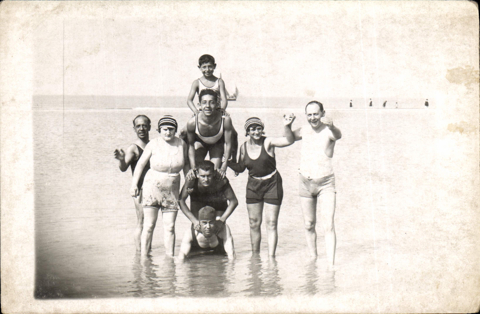 CARTE PHOTO Hommes Femmes Maillots de bain