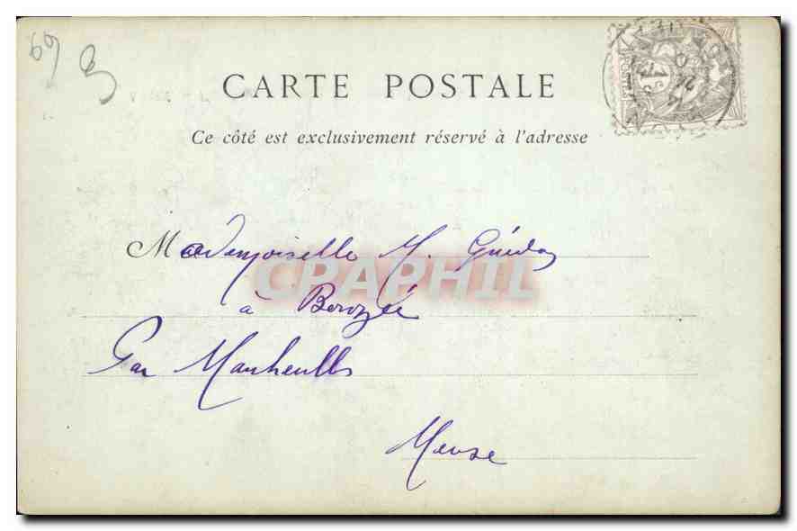 CPA Lyon vue generale prise du Restaurant Gay  — Rückseite