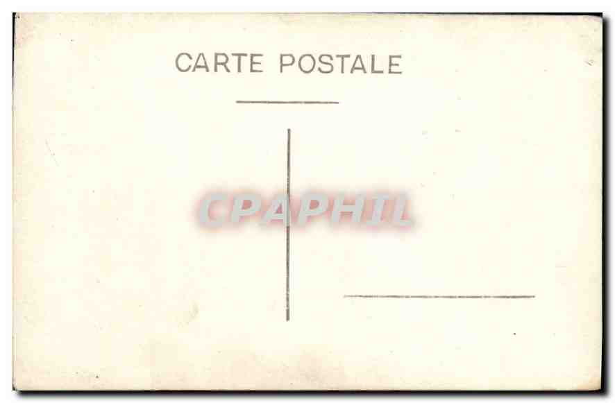 CARTE PHOTO Femme — Rückseite