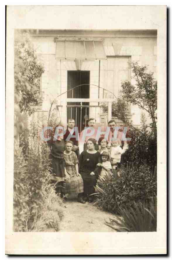 CARTE PHOTO Personnages