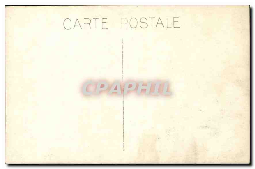 CARTE PHOTO Personnages — Verso
