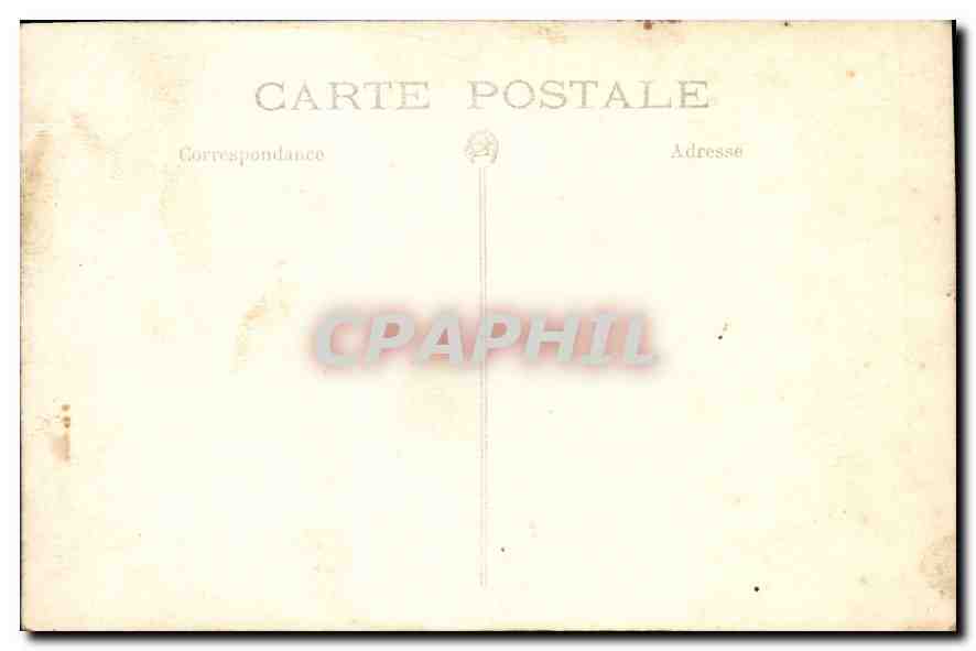 CARTE PHOTO Femme — Verso
