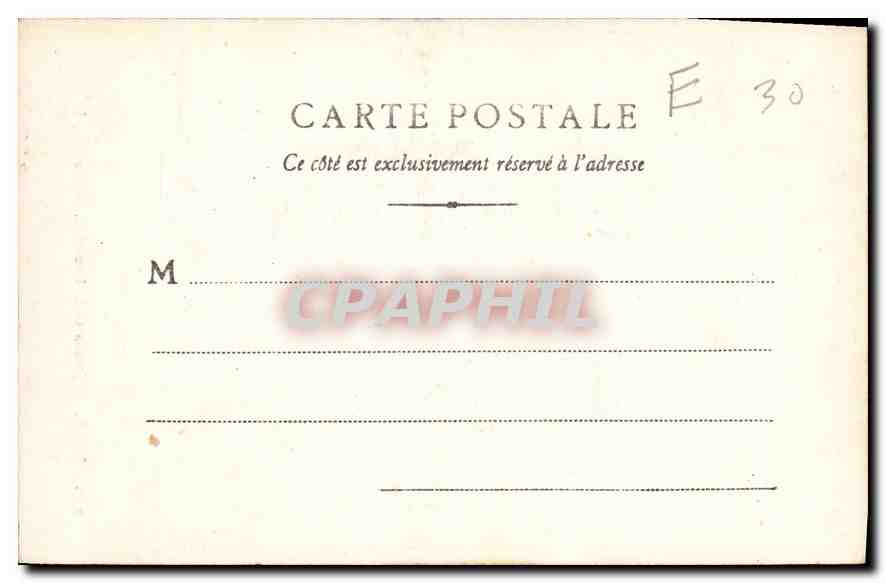 Nîmes — Jardin de la Fontaine — Le Canal — B F Chalon-Saône, n°219 — Verso