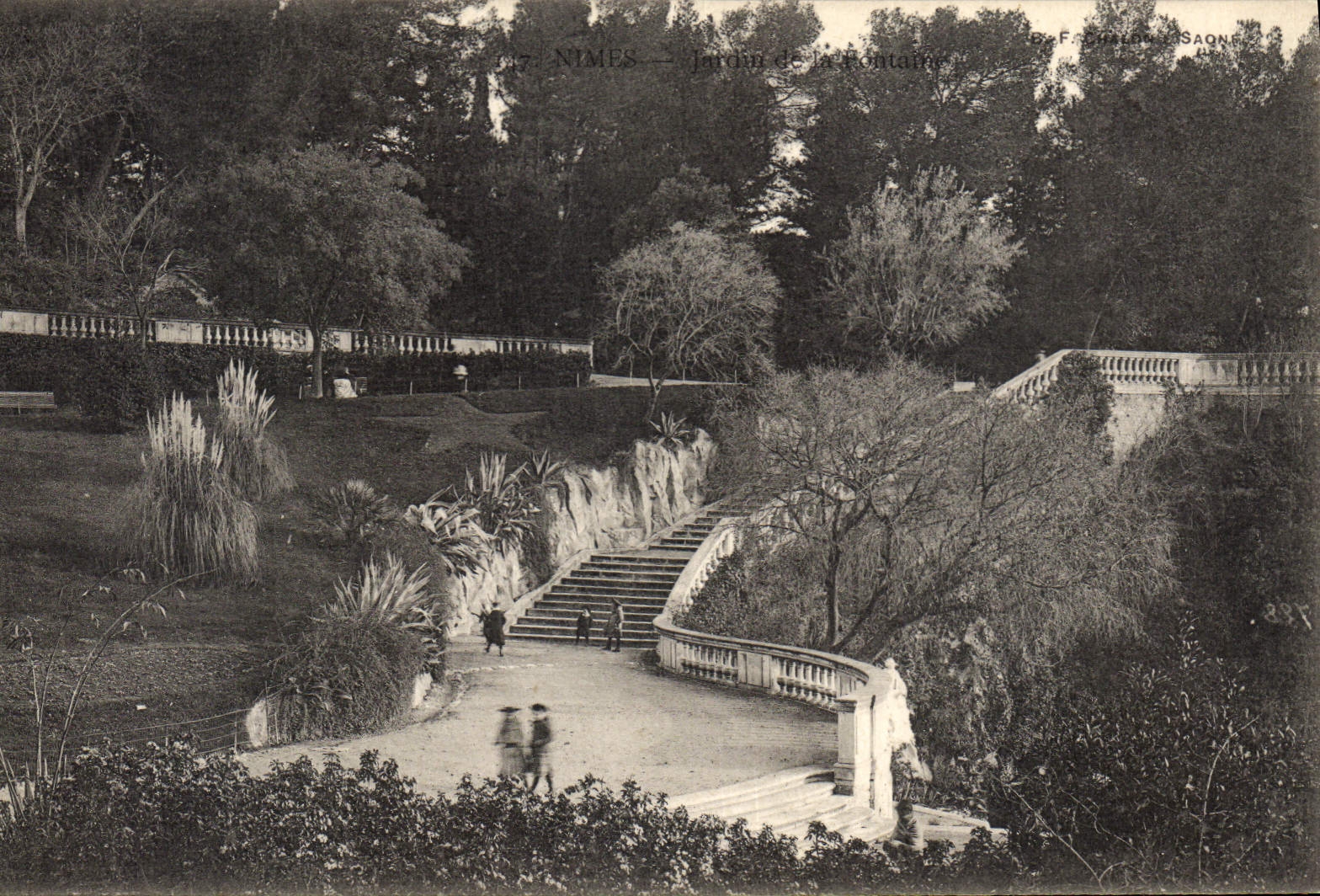 NIMES — Jardin de la Fontaine — Éditeur F. Saonne