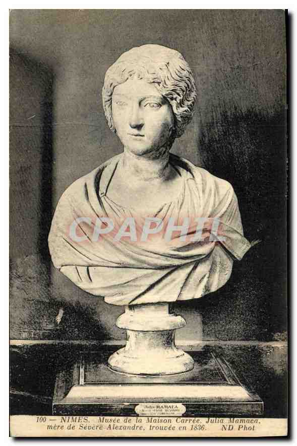 Nîmes — Buste de Julia Mamaea, mère de Sévère Alexandre — ND Phot