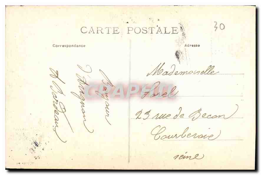 CPA Villeneuve les Avignon Tour Philippe le Bel  — Verso