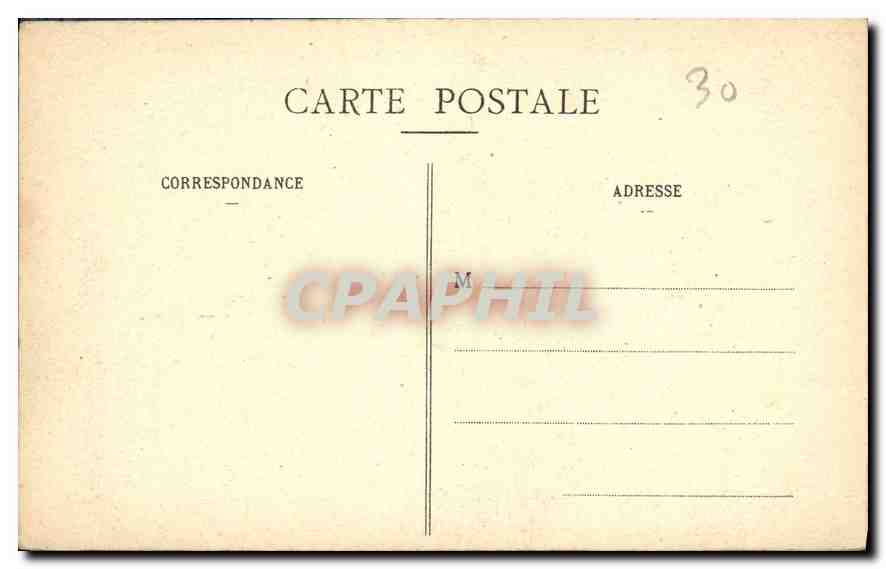 CPA Les Chateux de France Villeneuve les Avignon Gard  — Verso