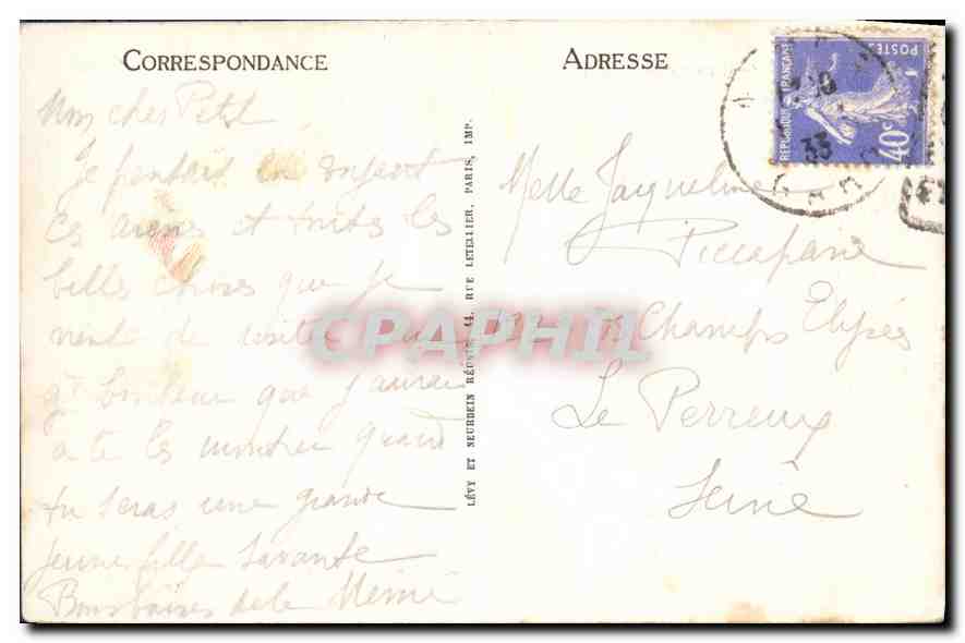 CPA Nimes Les Arenes cote sud  — Rückseite