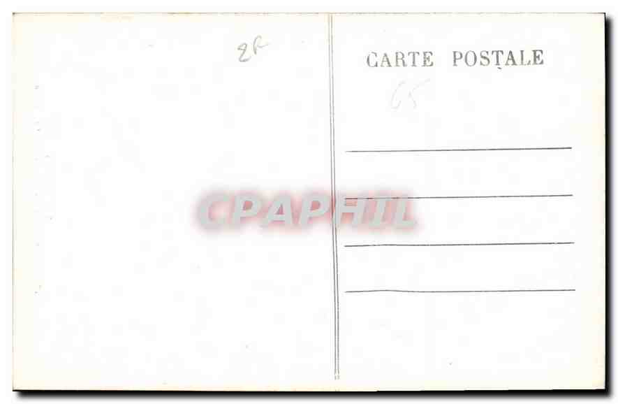 CPA Les Pyrenees Grottes de Betharram La Chaire  — Rückseite
