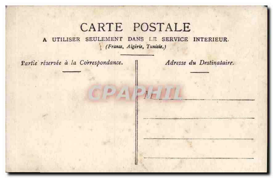 CARTE PHOTO Femme  Chien — Rückseite