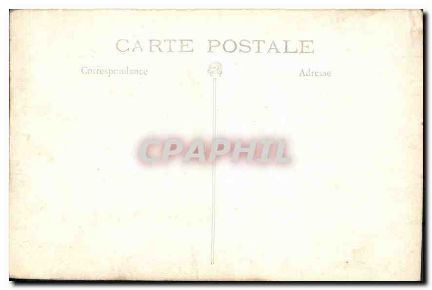 CARTE PHOTO  Femme — Back