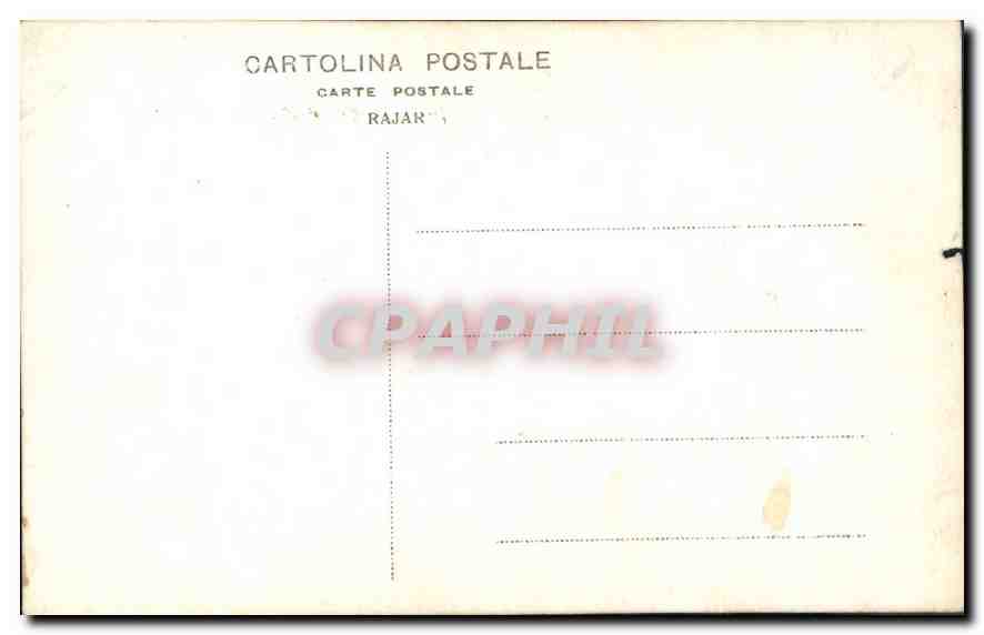 CARTE PHOTO  Femme — Back
