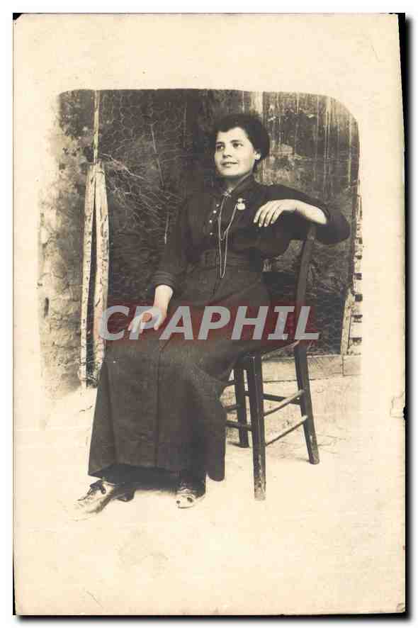 CARTE PHOTO Femme