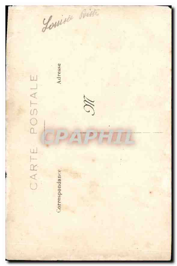 CARTE PHOTO Femme — Rückseite