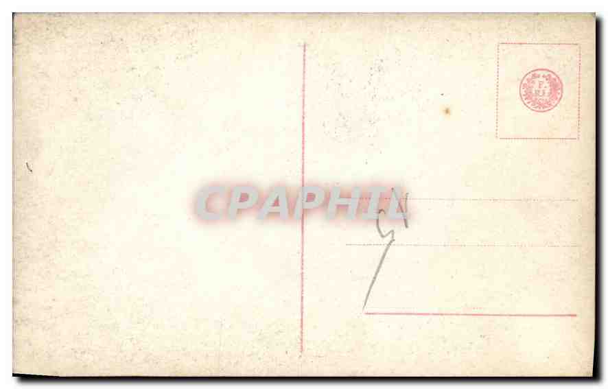 CARTE PHOTO Femme Mariage — Rückseite
