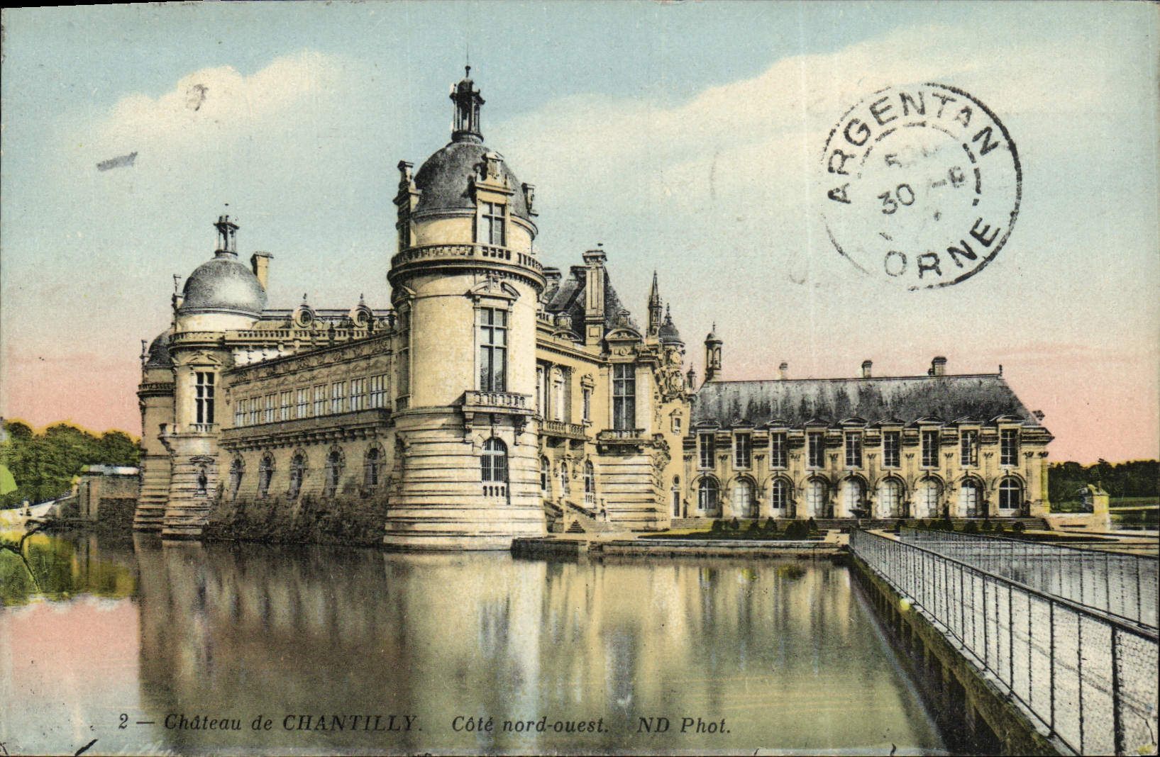 Château de Chantilly — Côté nord-ouest — ND Phot.