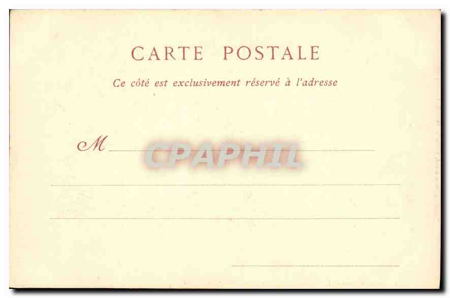 CPA Chateau de Chantilly la Galerie des batailles  — Rückseite