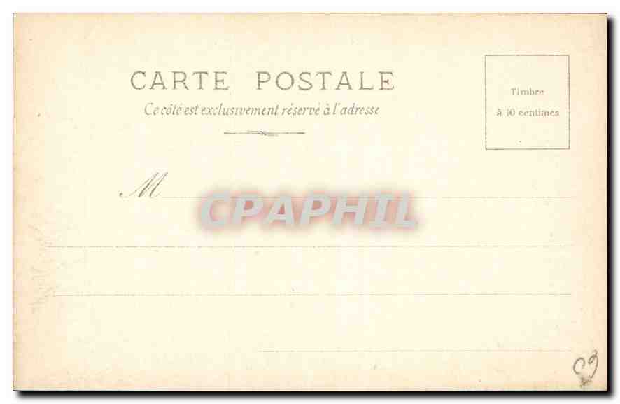 CPA Chateau de Chantilly coeur d'honneur la Chapelle  — Rückseite