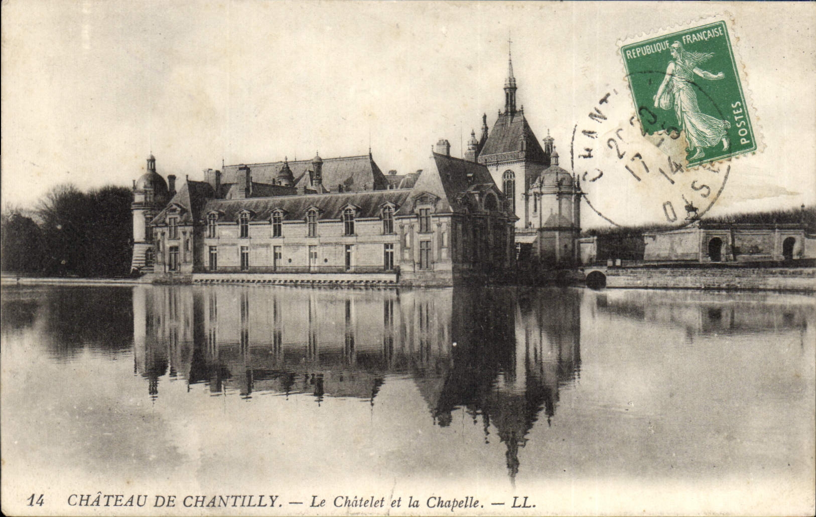 Château de Chantilly — Le Châtelet et la Chapelle — LL.