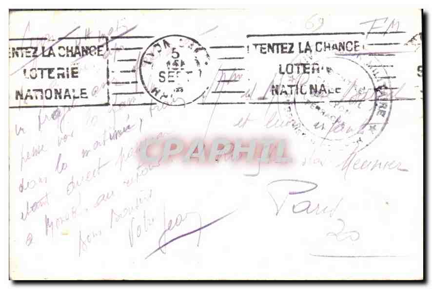 CPA Pont de L'Universite Lyon 1944 Militaria — Verso