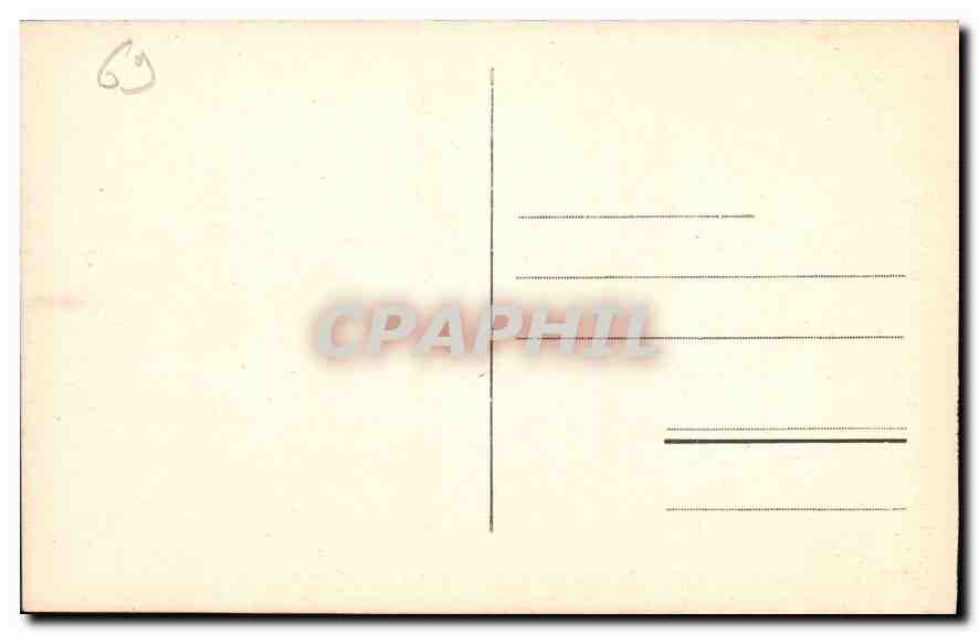 CPA Lyon Frontisplee de la Basilique de N D de Foueviere  — Verso