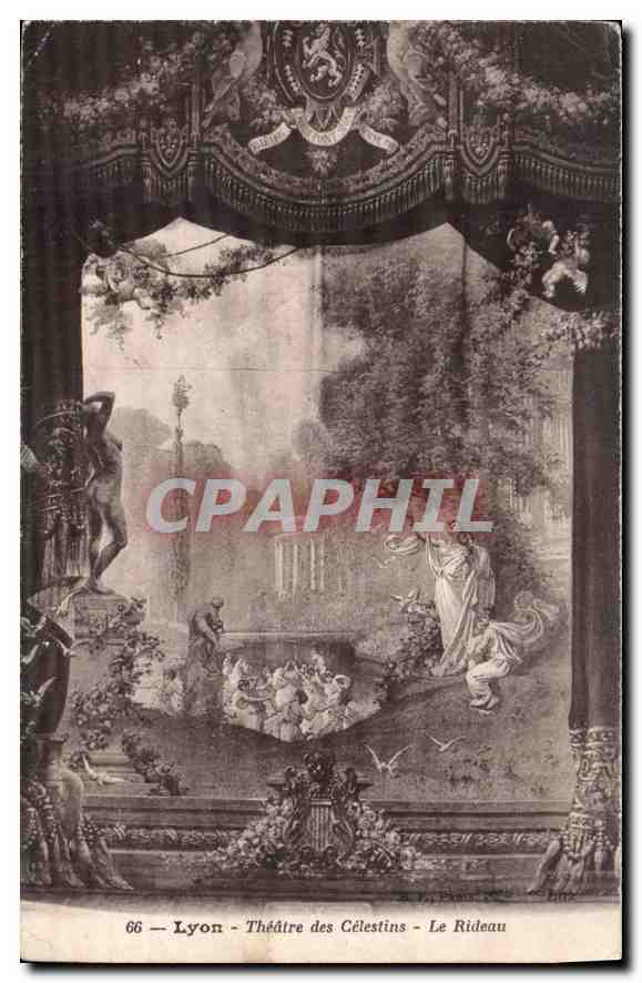 CPA Lyon Theatre des Celestins Le Rideau 