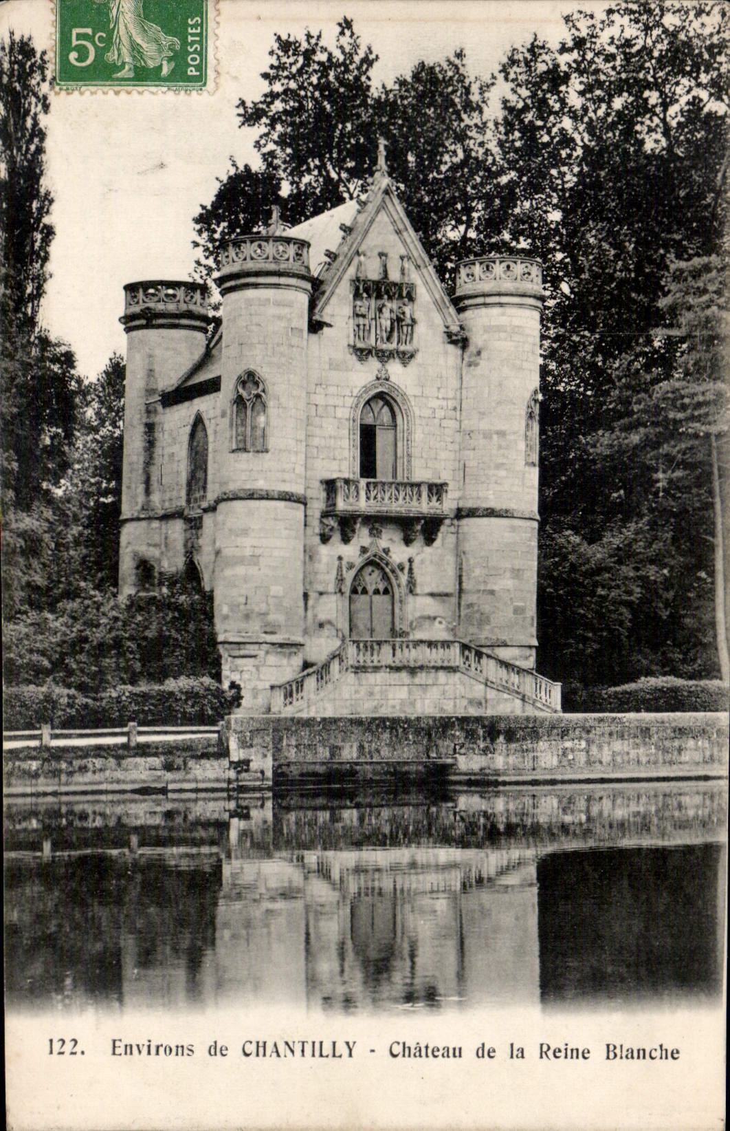 Environs de CHANTILLY - Château de la Reine Blanche — Deliotype A. Bourdier, n°122