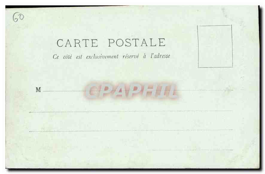 CPA Beauvais L'Eglise Saint Etienne Sainte Wilgeforte  — Verso
