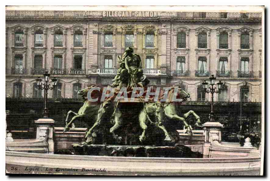 CPA Lyon La Fontaine Bartholdi 