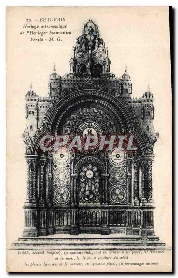 Horloge astronomique de l'Horloger beauvaisien — Vérété - M. G. — 73