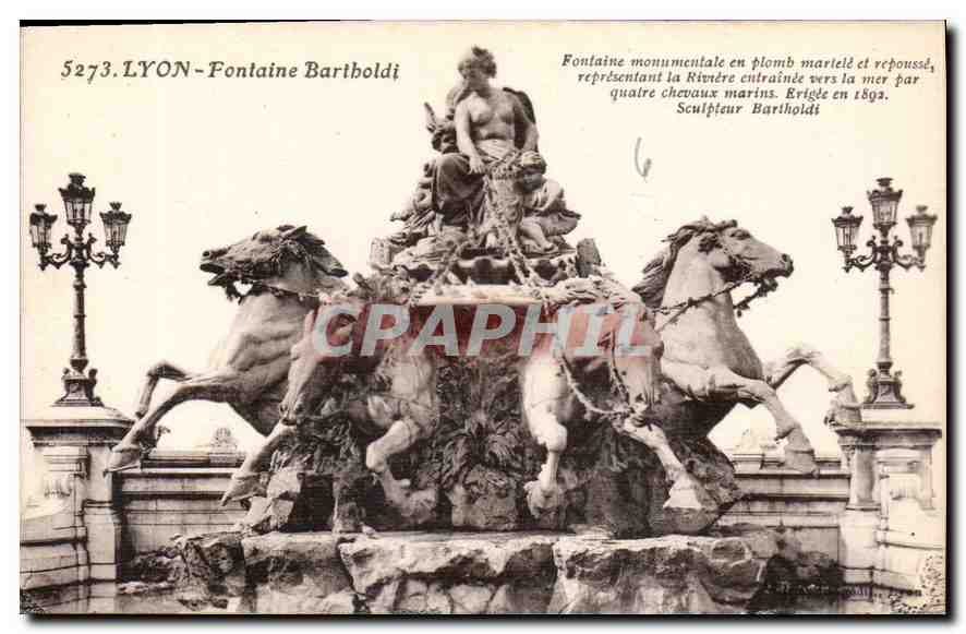 CPA Lyon Fontaine Bartholdi 