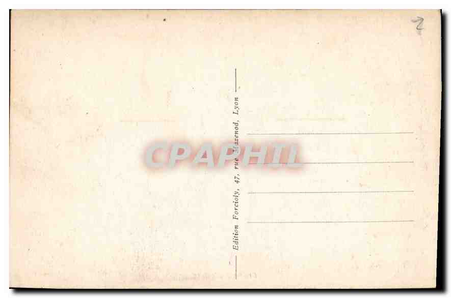 CPA Lyon Illustre  — Back