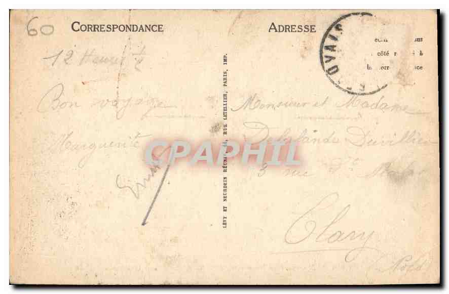 CPA Beauvais Manufacture Nationale Canape Le Don Quichotte  — Rückseite