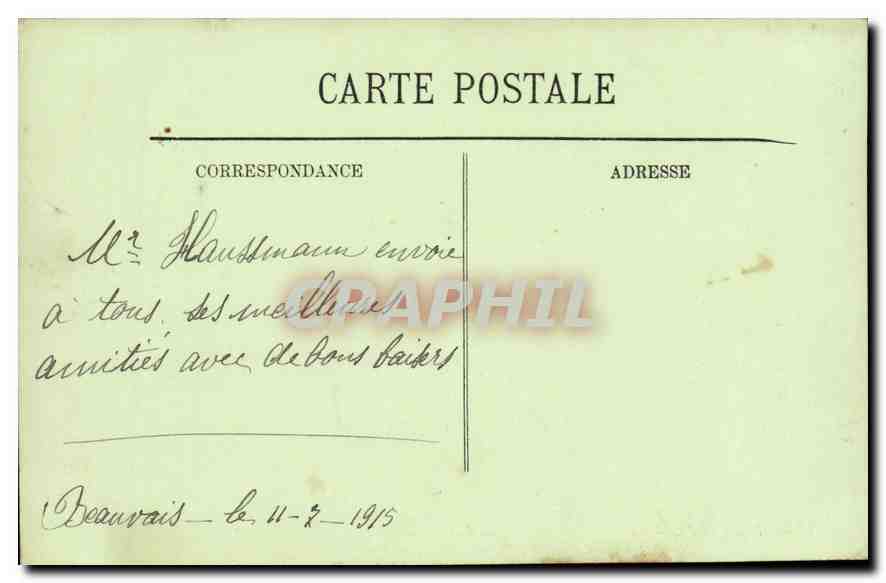 Beaumont — La Manufacture Nationale. Tapisserie. Canapé Dossier Siège. XVIIIe siècle — LL. n° 53 et 478 — Verso