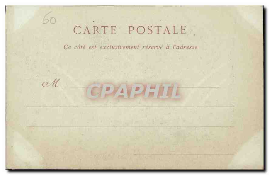 CPA Beauvais Grand Portail de la Cathedrale  — Verso
