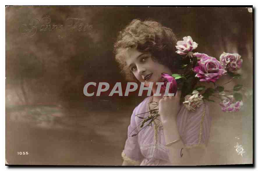CPA Bonne Fete Femme