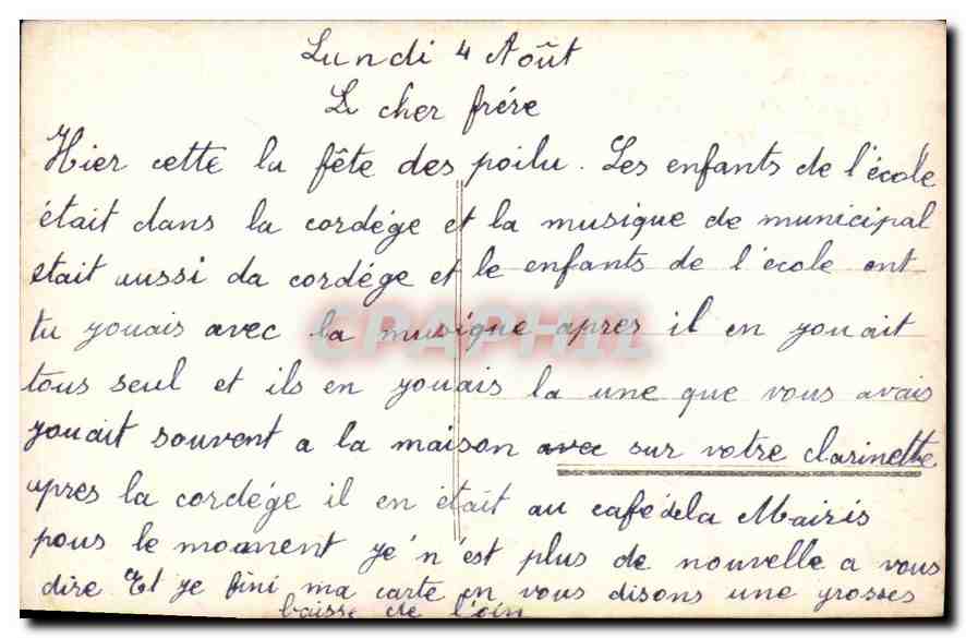 CPA Bonne Fete Femme — Rückseite