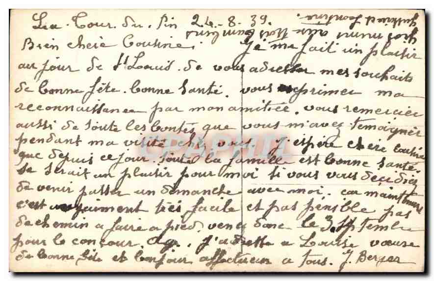 CPA Bonne Fete Femme — Rückseite