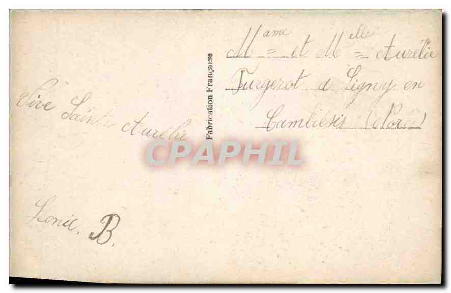 CPA Heureux Anniversaire Femme — Verso