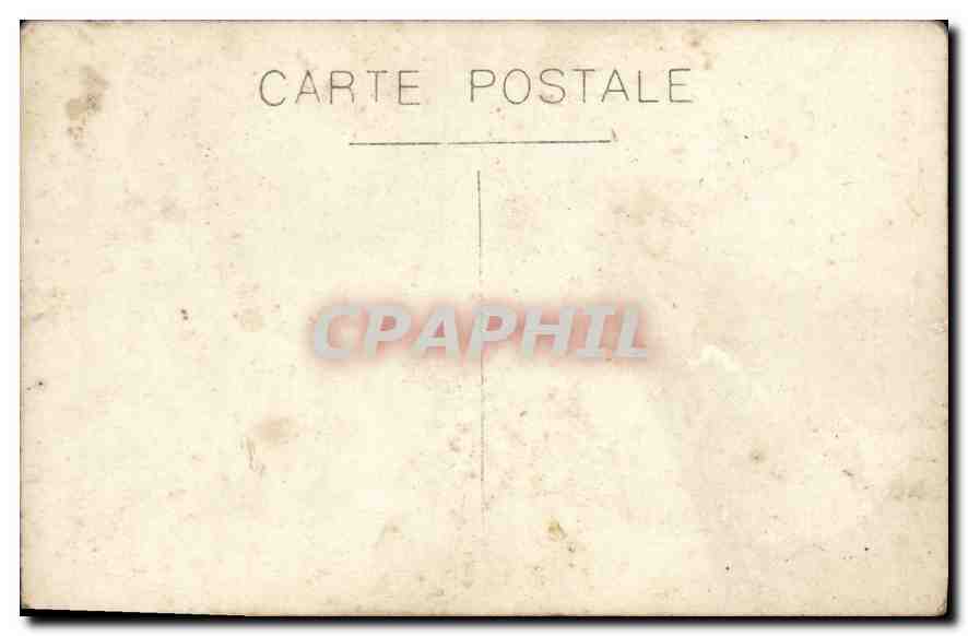 CARTE PHOTO Femme — Verso
