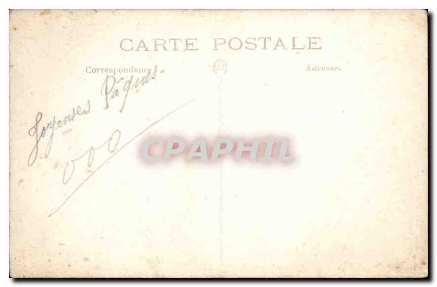 CARTE PHOTO Femme Enfant — Rückseite