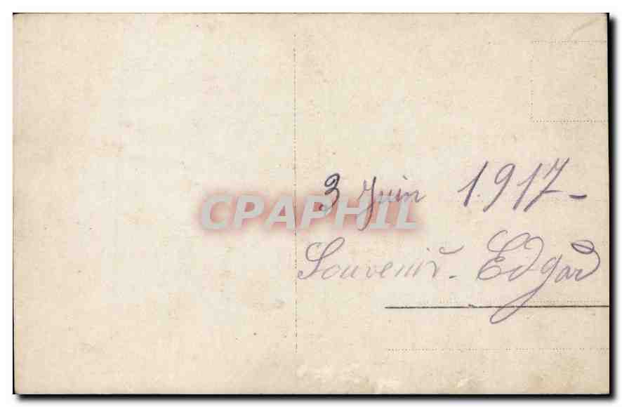 CARTE PHOTO Femme — Verso