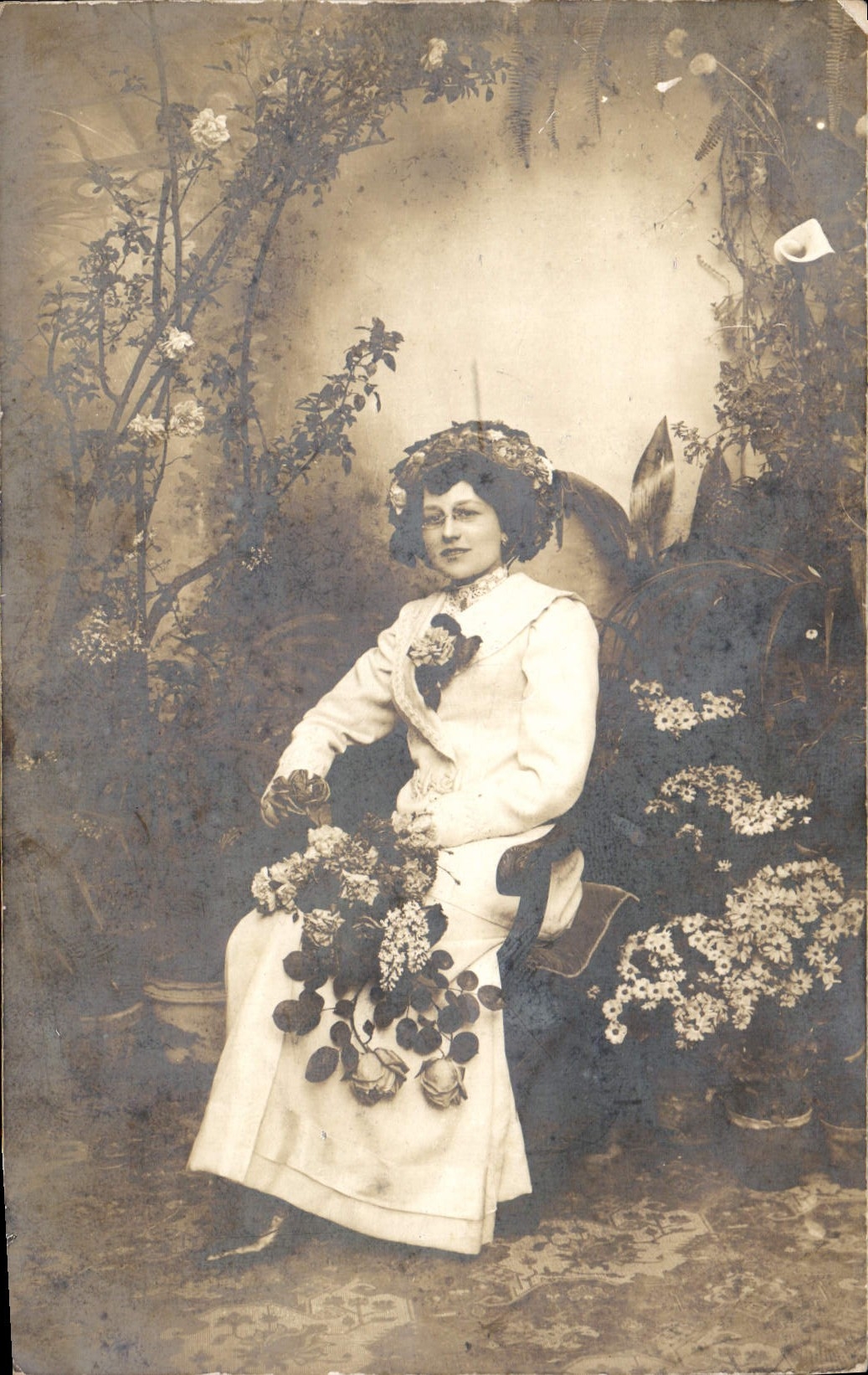 CARTE PHOTO Femme