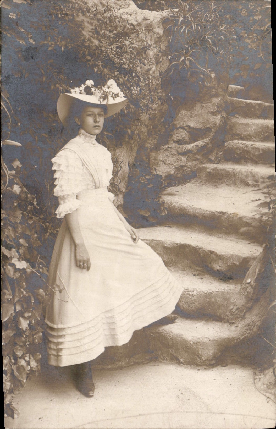 CARTE PHOTO Femme