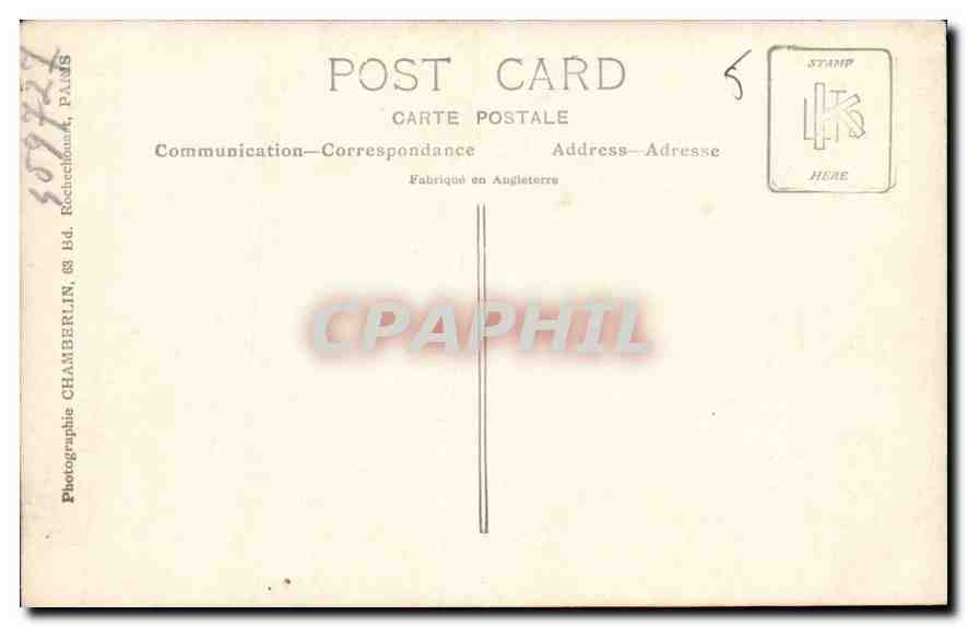 CARTE PHOTO Homme — Rückseite