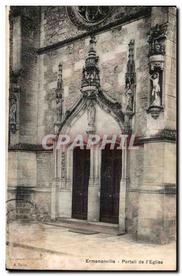 Ermenonville - Portail de l'Église — A. Toilin
