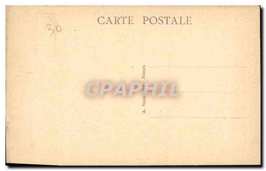 NIMES (Gard) — La Nympheée — A. Beaupère, Nîmes — Rückseite