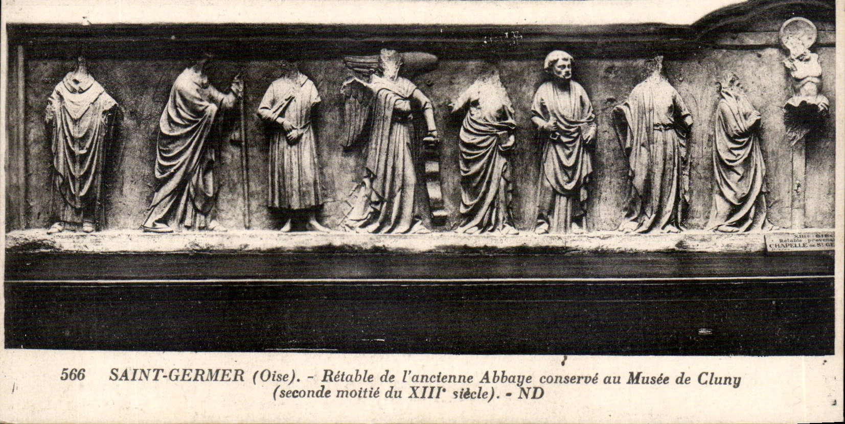 Saint-Germer (Oise) — Rétable de l'ancienne Abbaye, seconde moitié du XIIIe siècle — Musée de Cluny