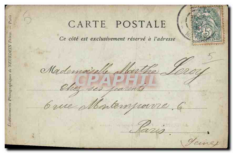 CPA Beaucaire Vue generale prise de Terascon  — Rückseite